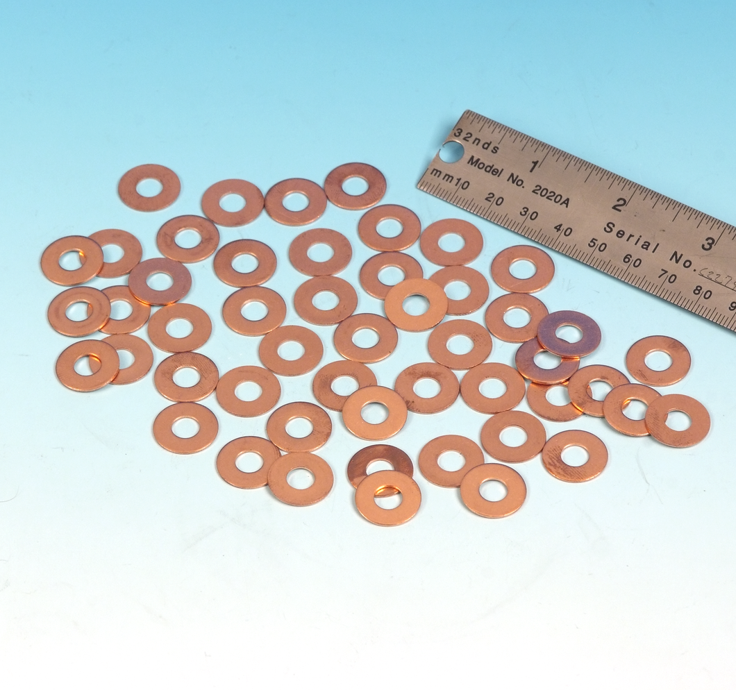 JGI-6114-C-25 - COPPER ROCKER COVER WASHERS